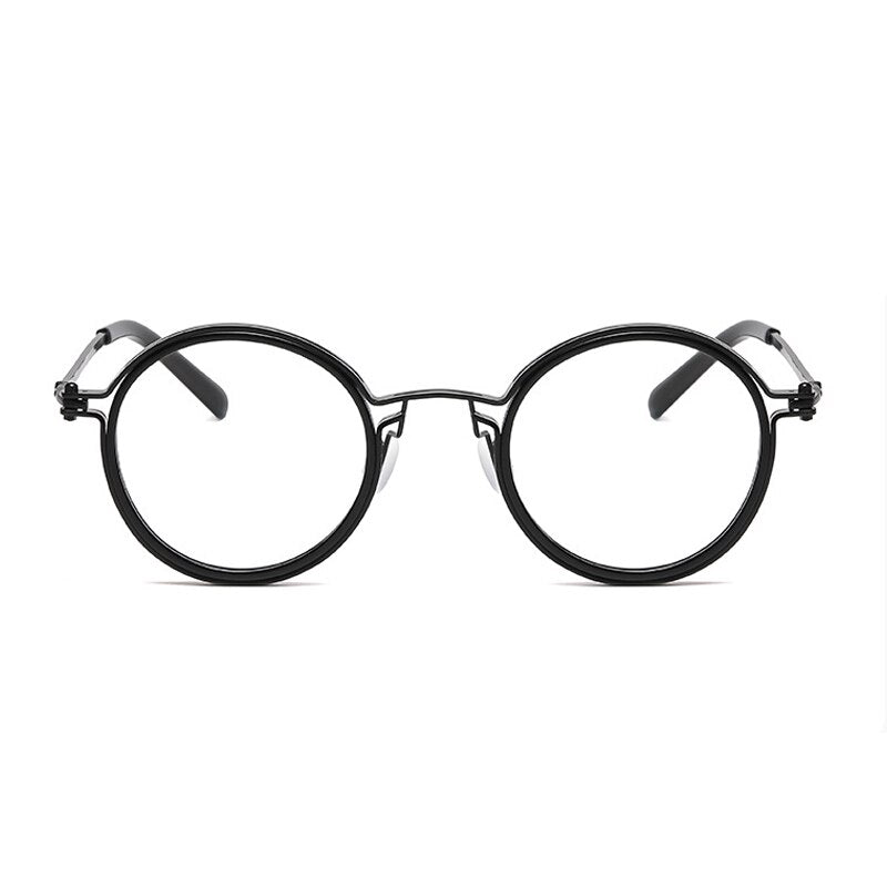 Lunettes Loupes Rondes Multifocales Vintage Anti Lumière Bleue