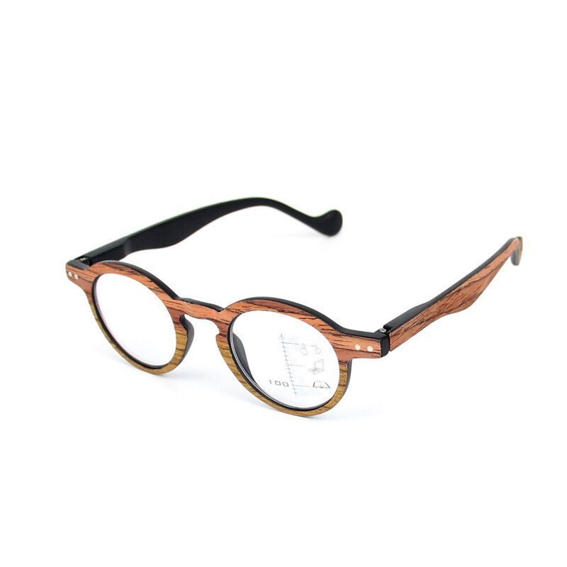 Lunettes Loupes en Bois Progressive Anti Lumière Bleue