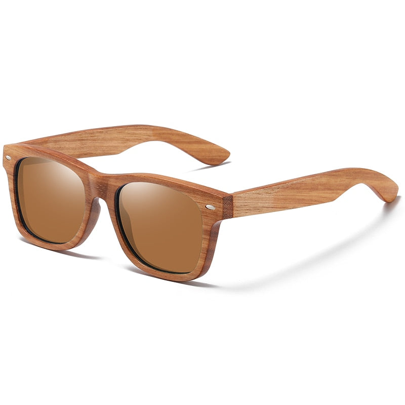 Lunettes de Soleil Polarisées 100% Bois de Bambou