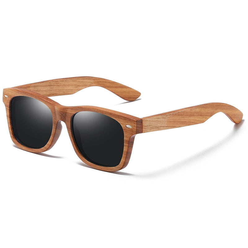 Lunettes de Soleil Polarisées 100% Bois de Bambou