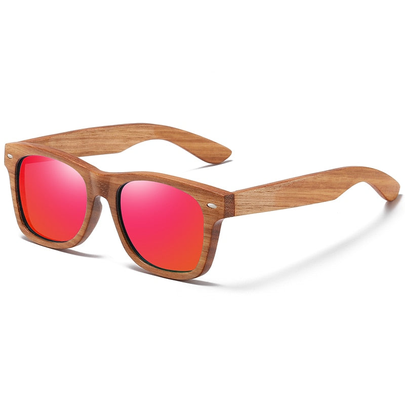 Lunettes de Soleil Polarisées 100% Bois de Bambou