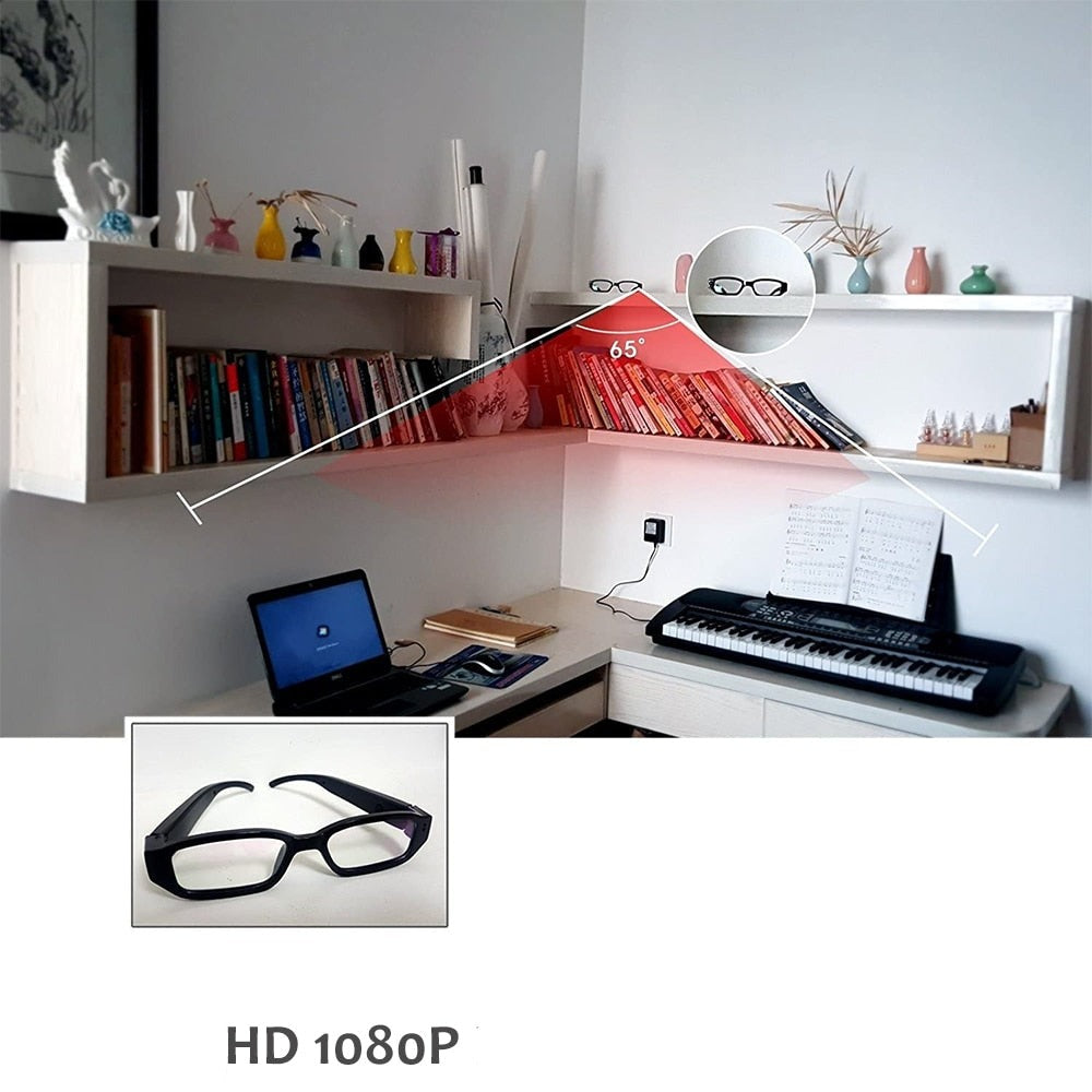 Lunettes Mini Caméra Espion 1080P HD