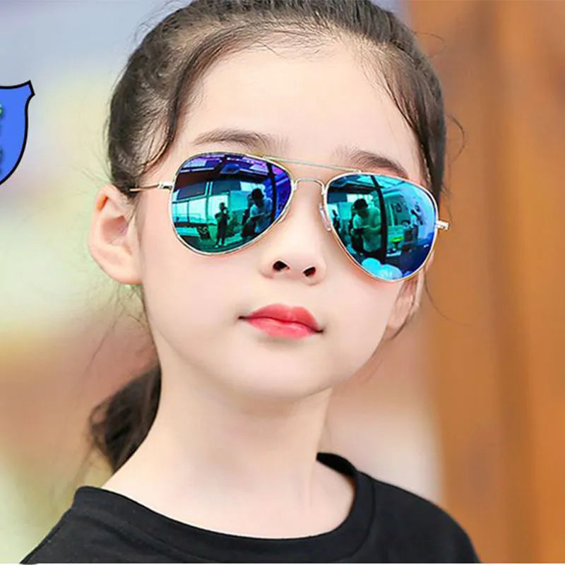 Lunettes de Soleil Aviateur Polarisées Enfant